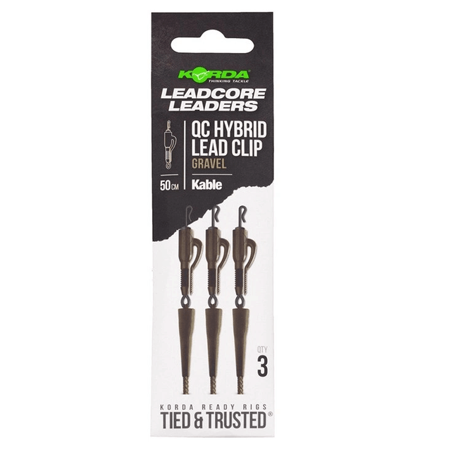 Leadcore Korda QC Kable Gravel 50 cm - Tienda Carpfishing