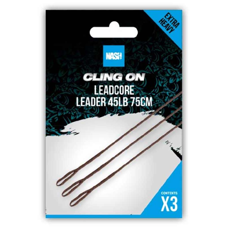 Leadcore Leader Cling On Nash 45 lb - Tienda Carpfishing
