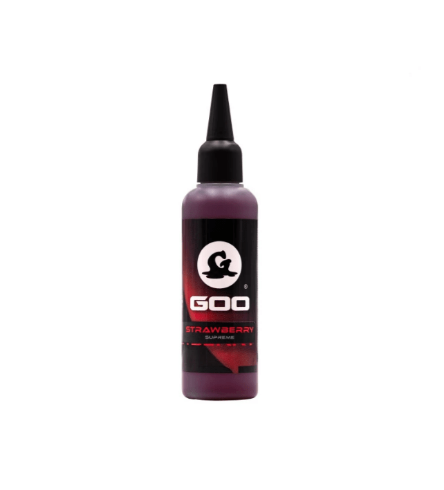 Líquido Korda Goo Strawberry Supreme 115 ml - Tienda Carpfishing