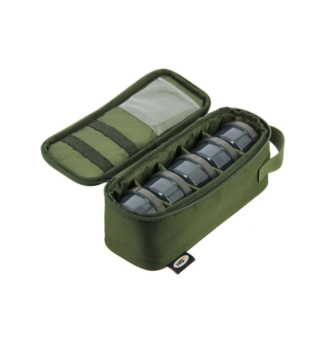 Macuto de 5 botes de cebo NGT - Tienda Carpfishing