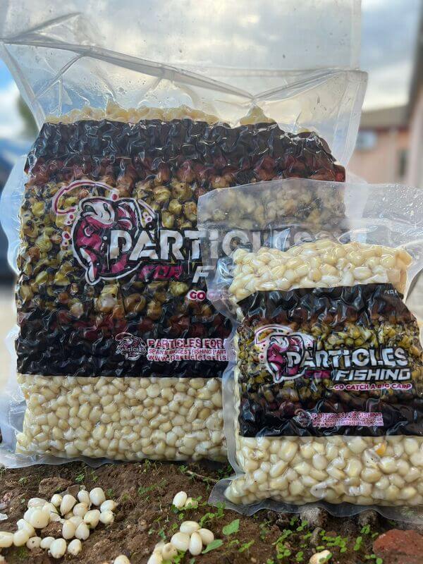 Maíz Blanco Particles For Fishing 3 kg - Tienda Carpfishing