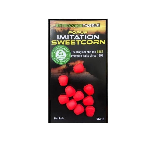 Maiz flotante Enterprise Pop Up Sweetcorn Rojo Fluor - Tienda Carpfishing