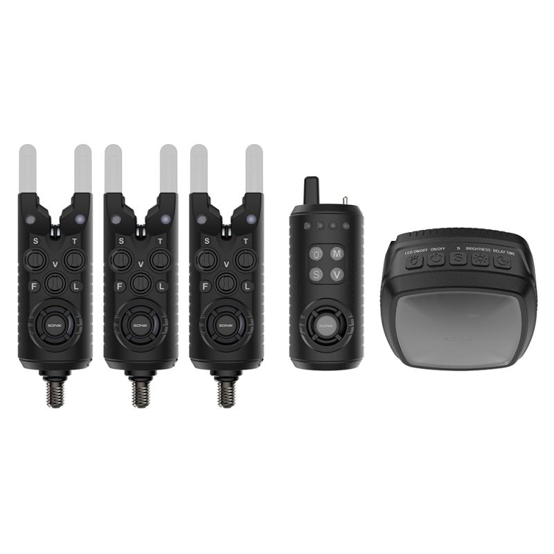 Maletín de alarmas 4+1 Sonik Gizmo2 - Tienda Carpfishing