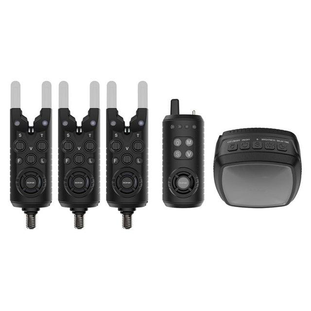 Maletín de alarmas 4+1 Sonik Gizmo2 - Tienda Carpfishing