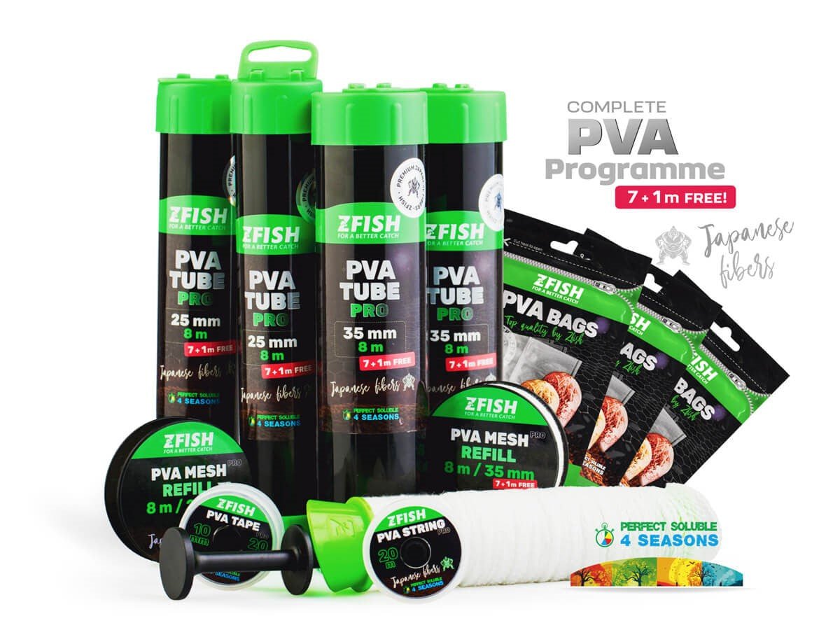 Malla PVA Zfish en tubo 25 mm - Tienda Carpfishing