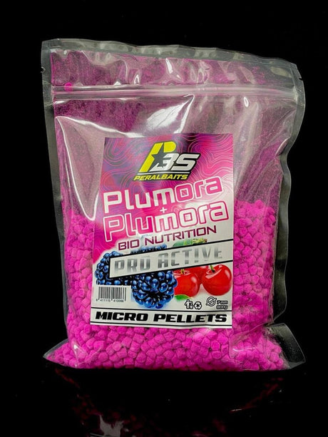 Micro Pellets Peralbaits Plumora 7 mm - Tienda Carpfishing