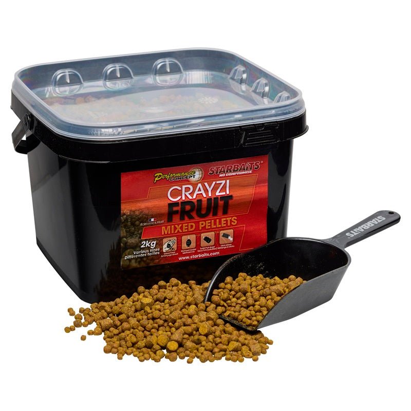 Mix de pellet Starbaits Crayzi Fruit 2 Kg - Tienda Carpfishing