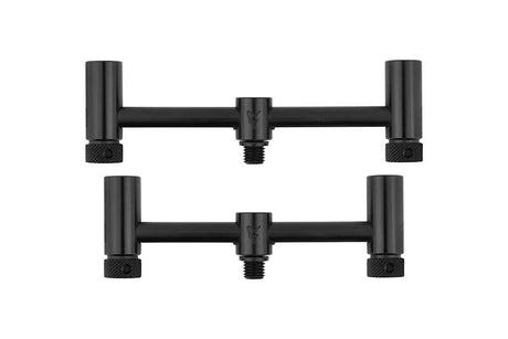 Pack 2 Buzz bars Fox Black Label 2 cañas ajustables 11 - 12,5 cm - Tienda Carpfishing