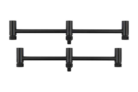 Pack 2 Buzz bars Fox Black Label 3 cañas ajustables 22 - 25 cm - Tienda Carpfishing