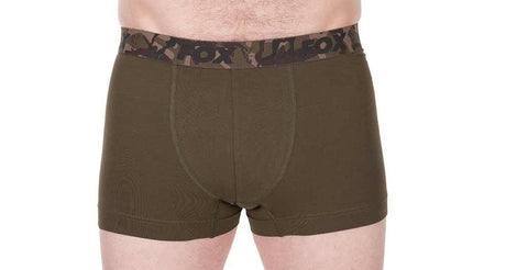 Pack calzoncillos Boxer Fox Caqui Negro - Tienda Carpfishing