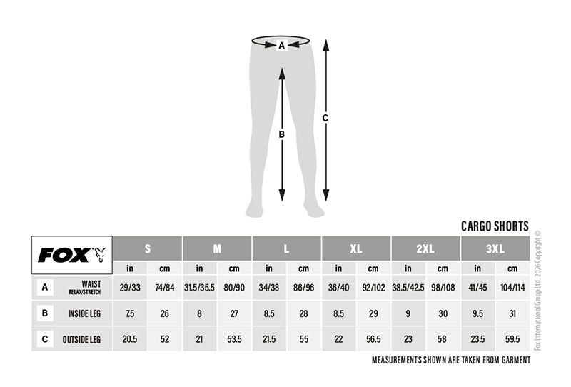 Pantalón corto Fox Caqui LW Cargo - Tienda Carpfishing