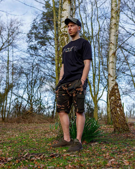 Pantalón corto Fox LW Camo - Tienda Carpfishing