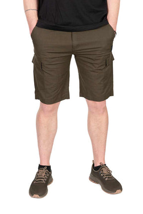 Pantalón corto Fox LW Combat Caqui - Tienda Carpfishing