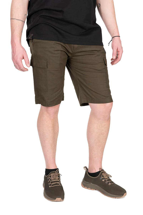 Pantalón corto Fox LW Combat Caqui - Tienda Carpfishing