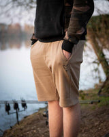 Pantalón corto Fox LW Tan Ltd Edition - Tienda Carpfishing