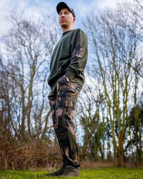 Pantalones Fox LW Camo - Tienda Carpfishing