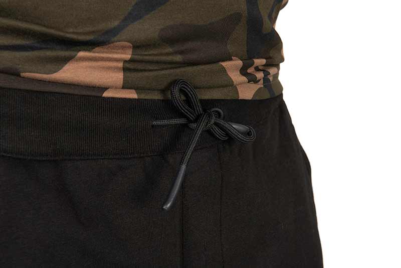 Pantalones Fox LW Combat Negro y Camo - Tienda Carpfishing