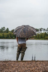 Paraguas Korda Compac Dark Kamo 140 cm - Tienda Carpfishing