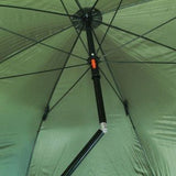 Paraguas NGT 45" verde con cremallera - Tienda Carpfishing
