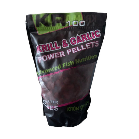 Pellets Krom Quality KR100 Power Krill & Garlic 8mm 800g - Tienda Carpfishing