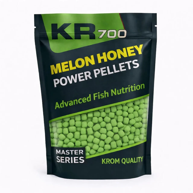 Pellets Krom Quality KR800 Power Melon Honey 8MM 800G - Tienda Carpfishing