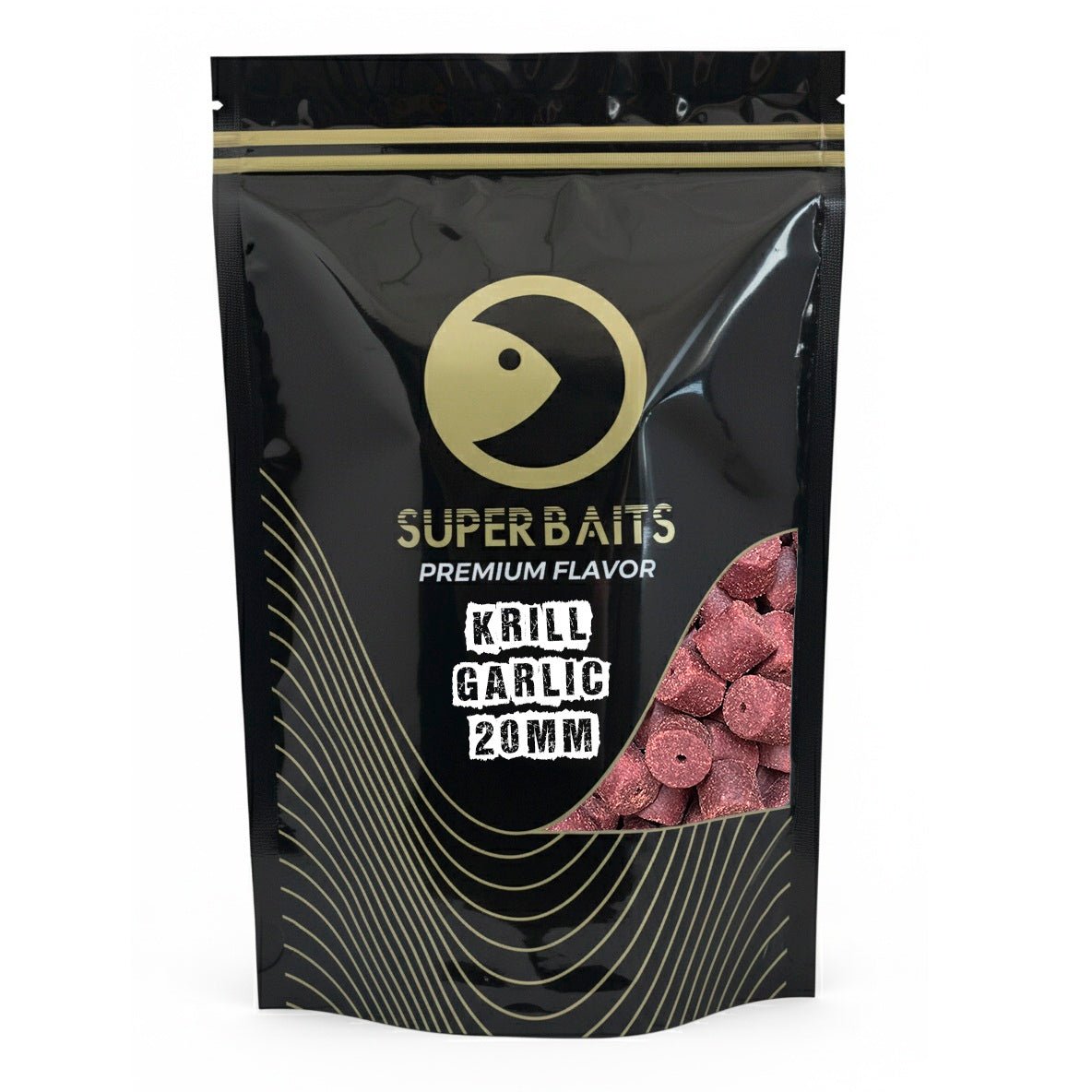 Pellets Superbaits Krill Garlic 20 mm - Tienda Carpfishing