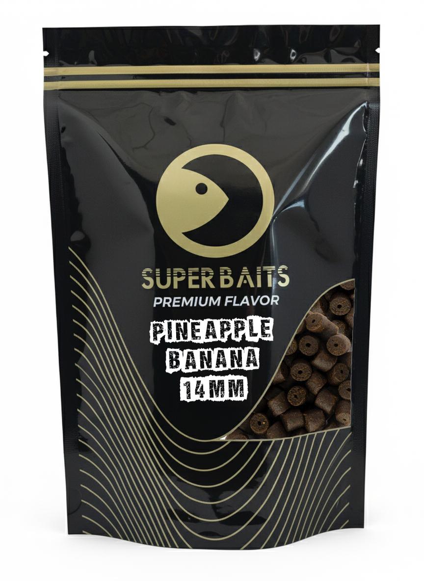 Pellets Superbaits Piña Banana 14 mm - Tienda Carpfishing