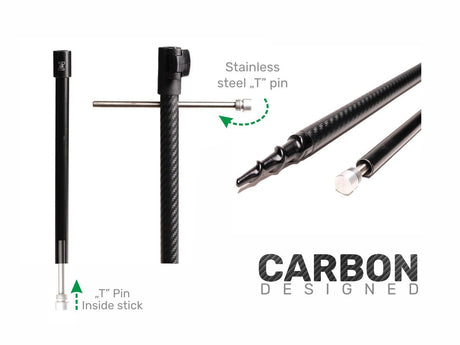Pica de carbono Zfish 60 - 110 cm - Tienda Carpfishing