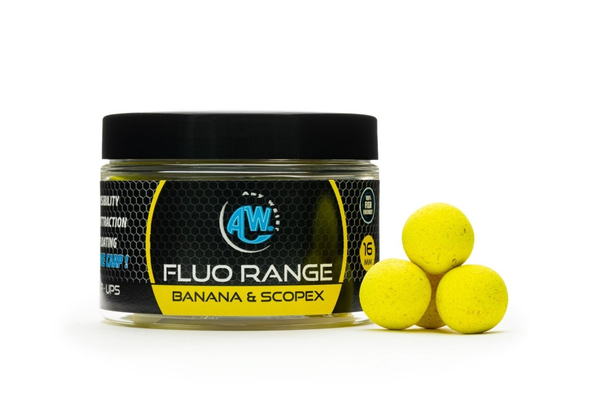 Pop ups Any Water Fluo Banana & Scopex 16mm - Tienda Carpfishing