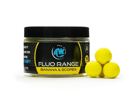 Pop ups Any Water Fluo Banana & Scopex 16mm - Tienda Carpfishing