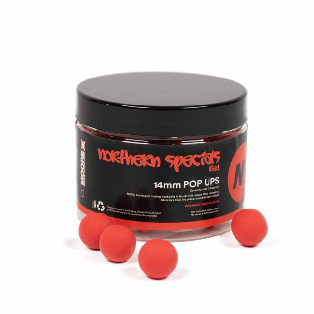 Pop ups Ccmoore NS1 Rojo 13 - 14 mm - Tienda Carpfishing
