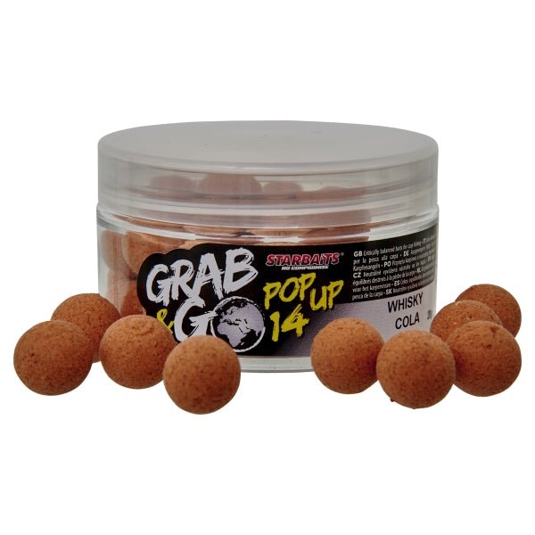 Pop Ups Starbaits Grab Go Whisky Cola 14 mm - Tienda Carpfishing