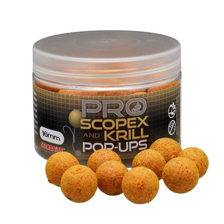 Pop ups Starbaits Probiotic Scopex Krill 16 mm - Tienda Carpfishing