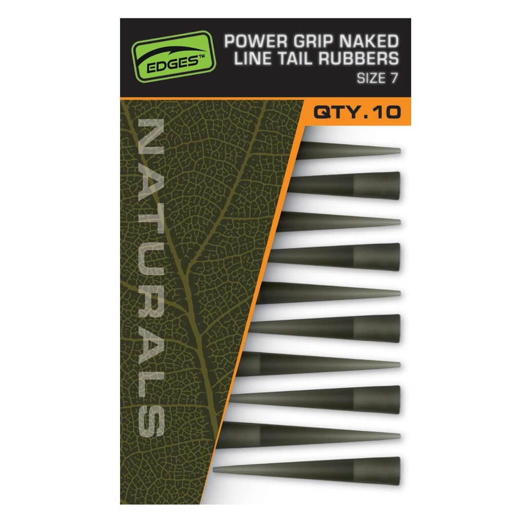 Power Grip Naked Line Tail Rubbers Fox 7 - Tienda Carpfishing