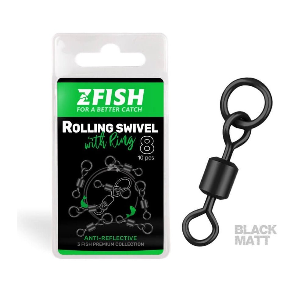 Quitavueltas con anilla Zfish 8 - Tienda Carpfishing