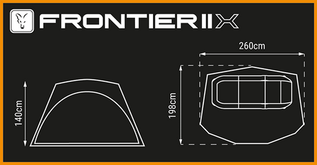Refugio Fox Frontier II X - Tienda Carpfishing