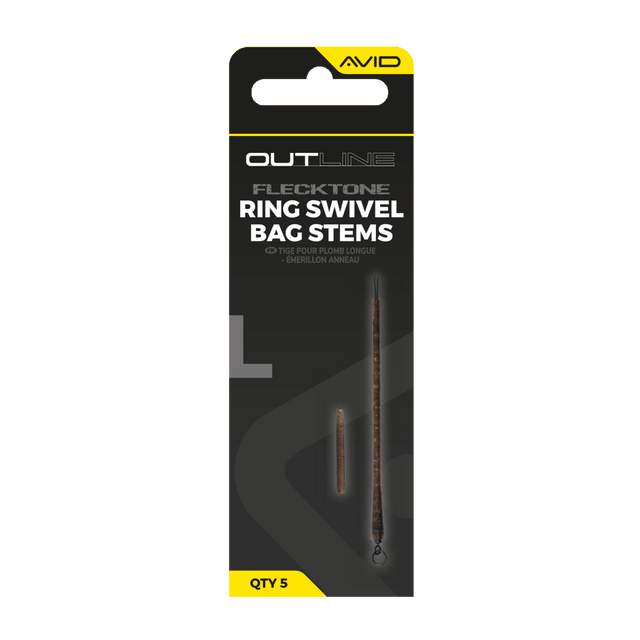 Ring Swivel Bag Stem Avid Carp Outline FleckTone L - Tienda Carpfishing