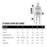 Ropa térmica Nash ZT Base Layer Set Camo - Tienda Carpfishing