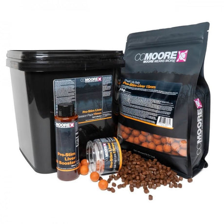 Session Pack Ccmoore Pro - Stim Liver 15 mm - Tienda Carpfishing