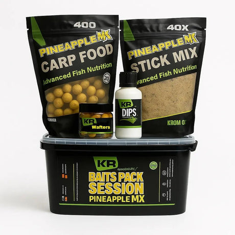 Session Pack Krom Quality KR400 Pineapple Max - Tienda Carpfishing