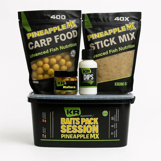 Session Pack Krom Quality KR400 Pineapple Max - Tienda Carpfishing
