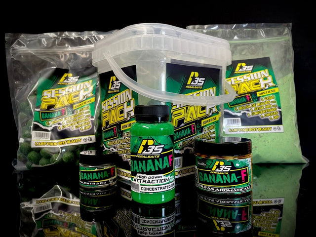 Session Pack Peralbaits Banana Fresa - Tienda Carpfishing