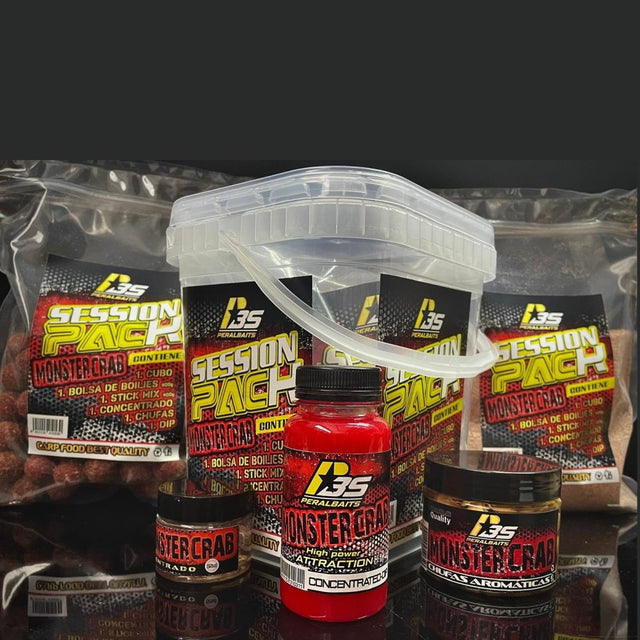 Session Pack Peralbaits Monster Crab - Tienda Carpfishing