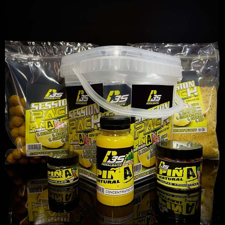 Session Pack Peralbaits Piña Natural - Tienda Carpfishing