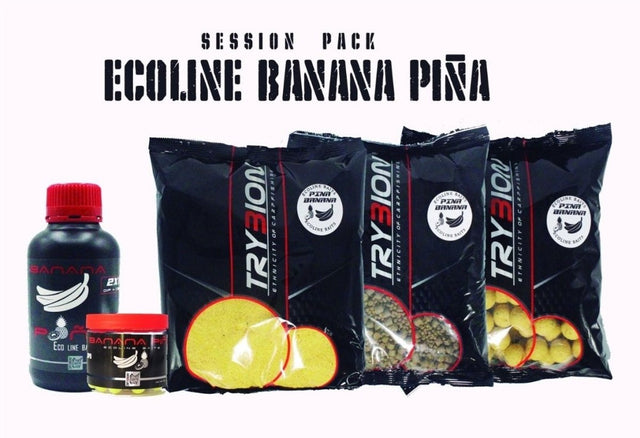 Session Pack Trybion Ecoline Banana Piña - Tienda Carpfishing