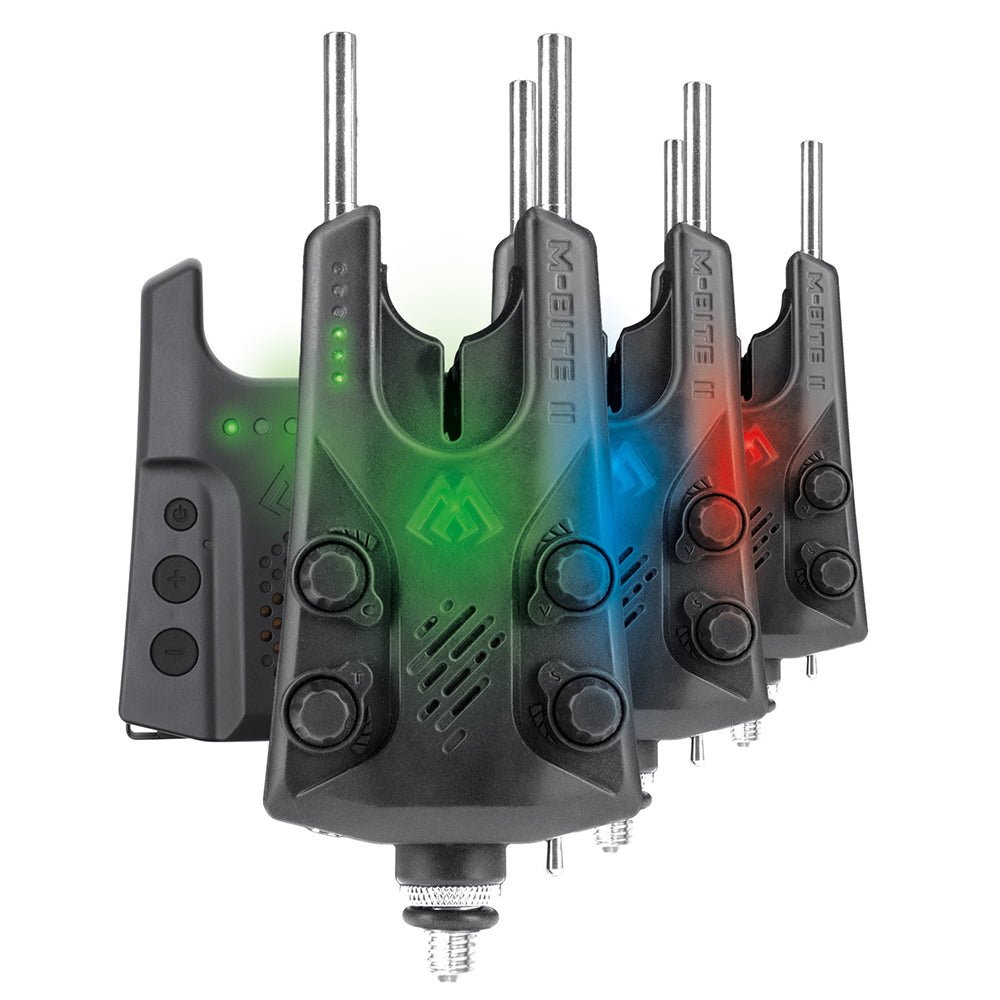 Set de alarmas 3+1 Mikado M - Bite II - Tienda Carpfishing