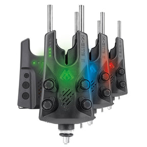 Set de alarmas 3+1 Mikado M - Bite II - Tienda Carpfishing