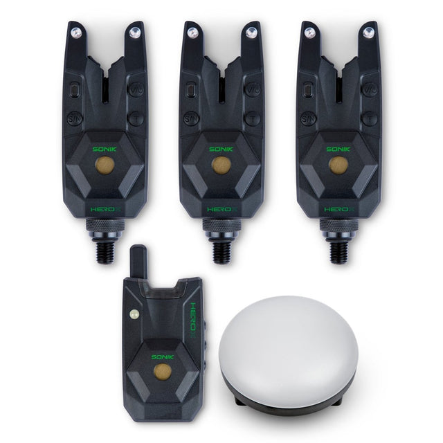 Set de alarmas 3+1 Sonik Herox - Tienda Carpfishing