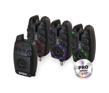 Set de alarmas 3+1 Zfish ZX8 Pro - Tienda Carpfishing