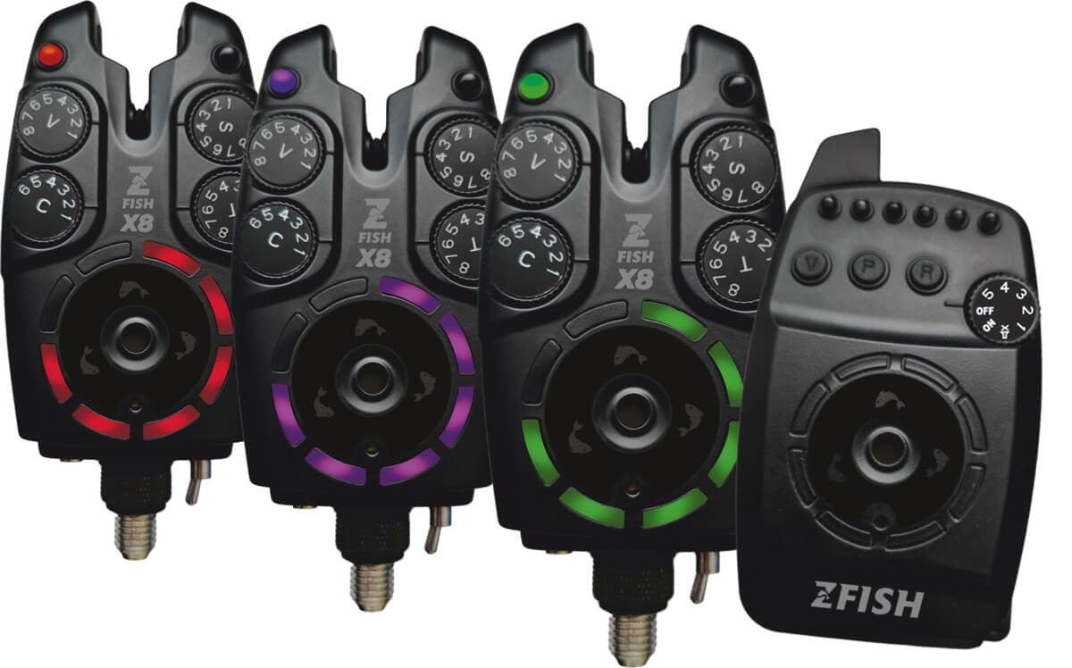 Set de alarmas 3+1 Zfish ZX8 Pro - Tienda Carpfishing